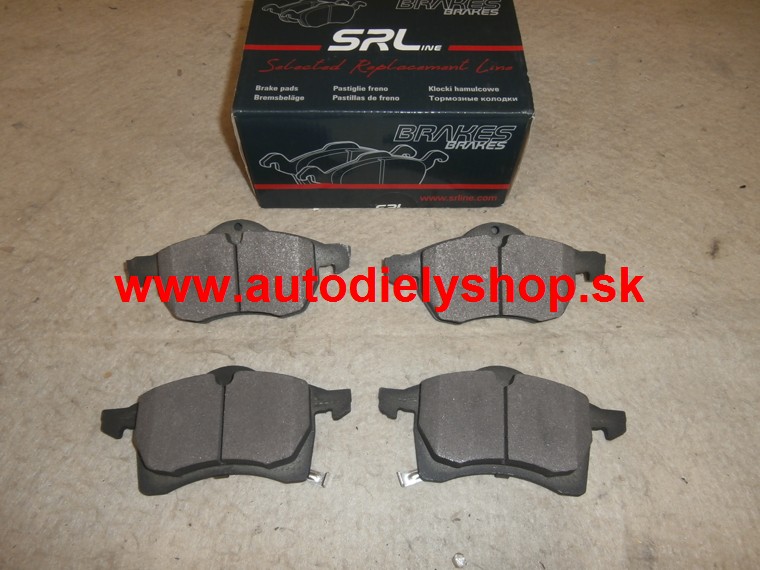Opel MERIVA 06/2010- predné platničky Sada / SRL /