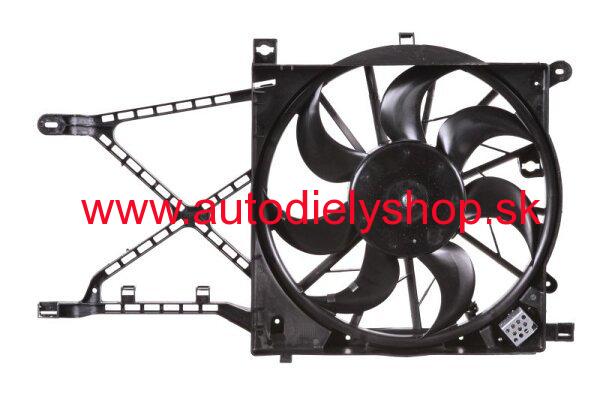 Opel ASTRA H 03/04-ventilátor chladiča /1,6-1,8/- 390mm/250W