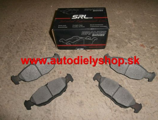 Ford C-MAX 12/2010- zadné platničky Sada / SRL