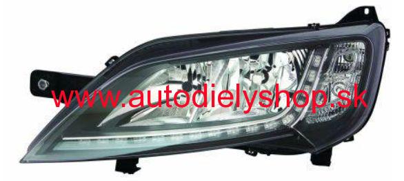 Peugeot BOXER 2014- svetlo H7+H7+LED Lavé / čierne / TYC