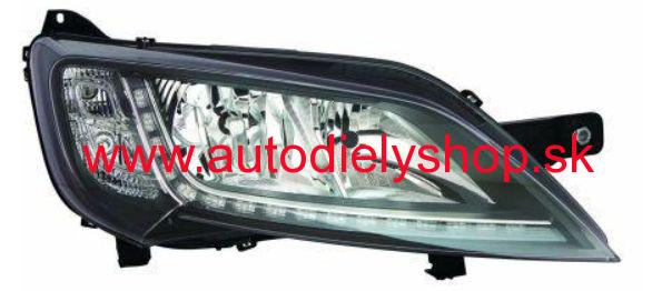 Peugeot BOXER 2014- svetlo H7+H7+LED Pravé / čierne / TYC