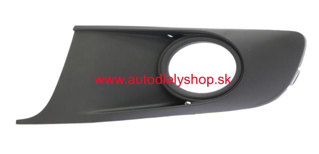 VW CADDY 06/10- mriežka nárazníka ľavá,s otvorom
