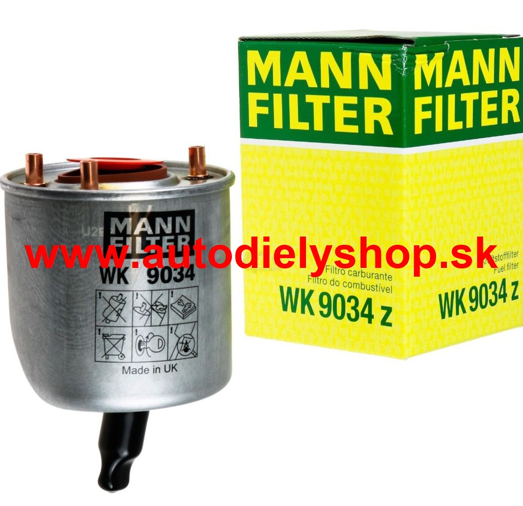 Peugeot 208 4/12- Palivový filter /MANN/ -1,4HDi-1,6HDi