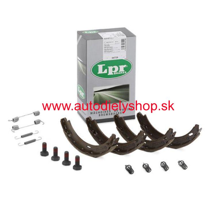 Mercedes W169 "A" 9/04-3/2008 zadné brzdové čeluste Sada /A.B.S./ 164mm
