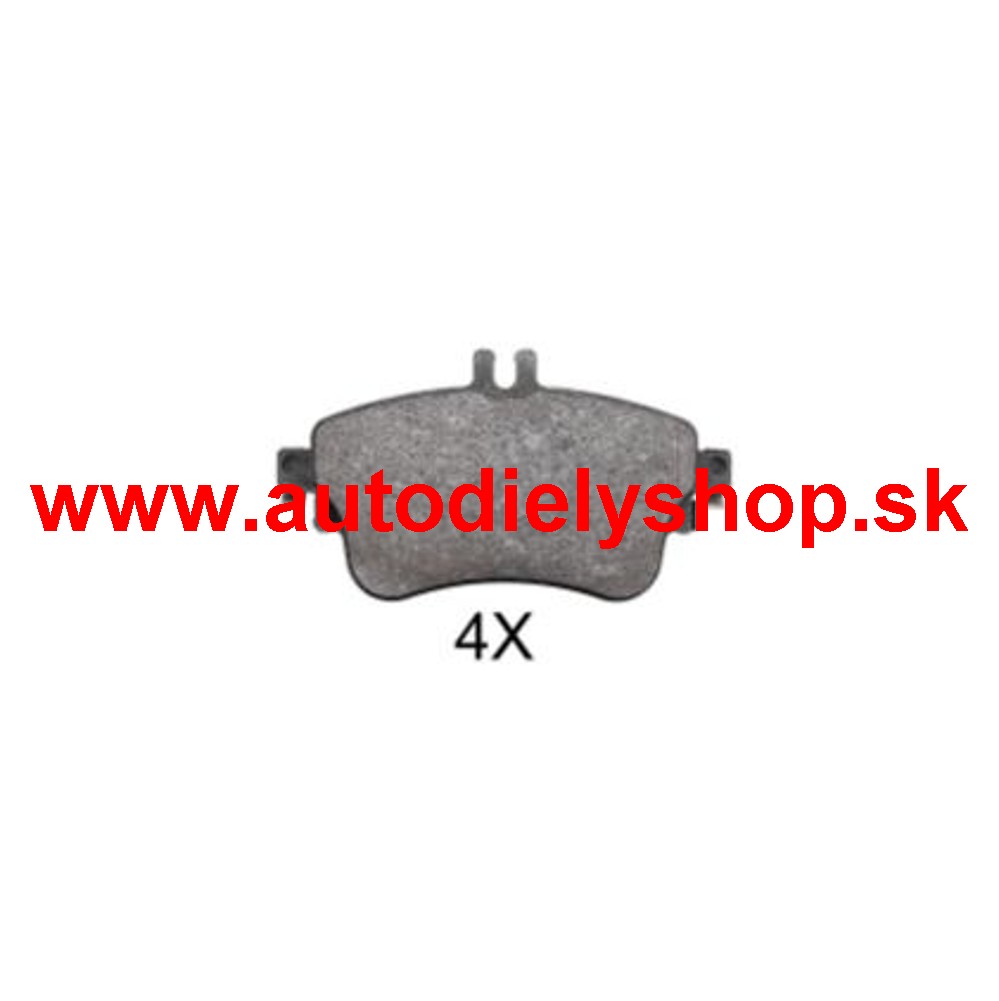 Mercedes CLA (C117) 2013- predné platničky Sada / výrobca A.B.S.