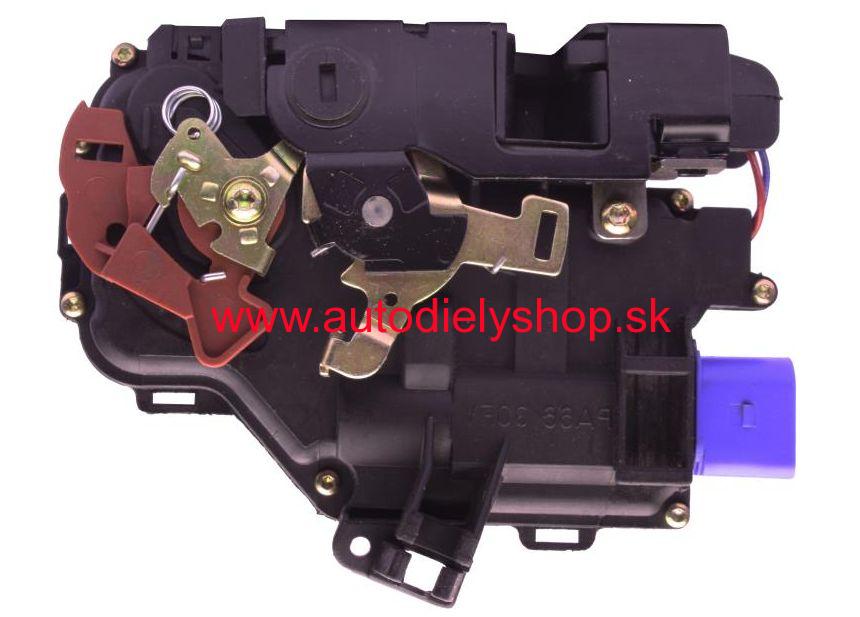 AUDI A6 7/01-4/04 zámok zadních dverí KOMPLET Pravý