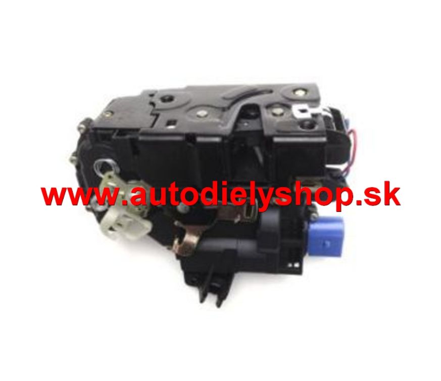 VW TRANSPORTER T5 4/03- zámok predných dverí Pravý / s centrálom