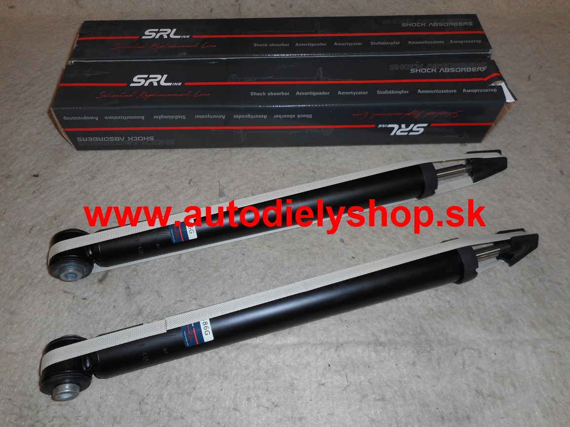 Fiat PUNTO EVO 11/2009-2013 zadné tlmiče Sada Ľ+P / SRL /