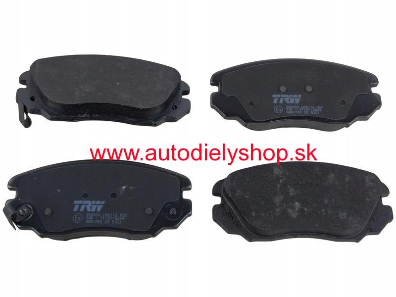 Opel INSIGNIA 7/2008- predné platničky Sada / 131,4mm / TRW