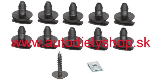 Citroen C3 PICASSO 09- príchytky podblatníka Sada 12ks