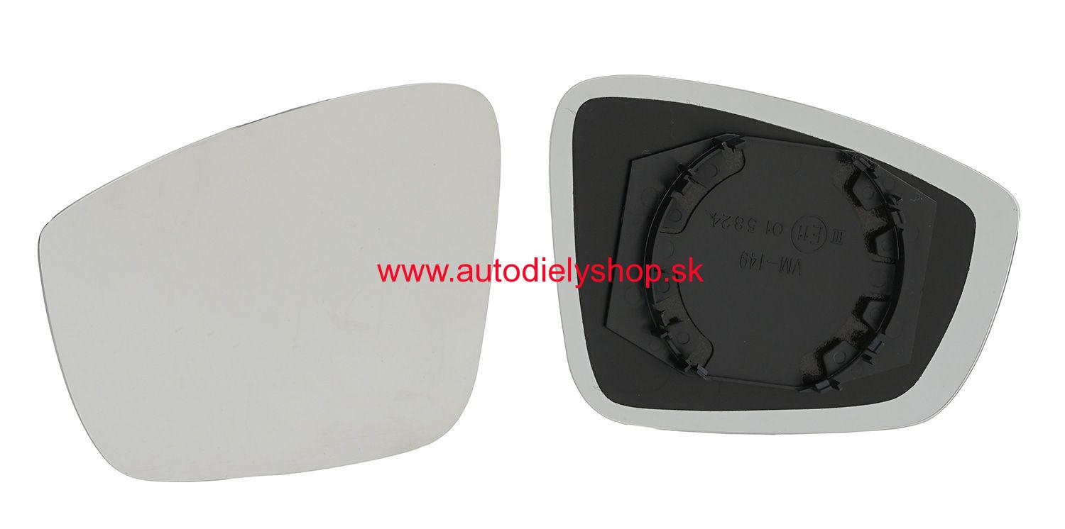 Seat TOLEDO 10/2012- sklo zrkadla ľavé s držiakom