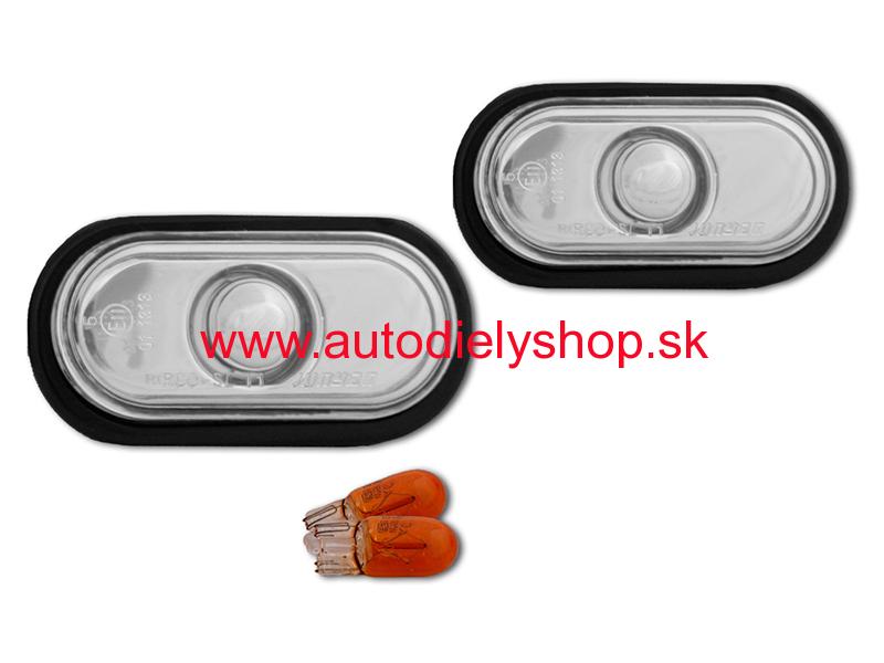Renault Kangoo 4/03-08  bočné smerovky číre Sada Ľ+P