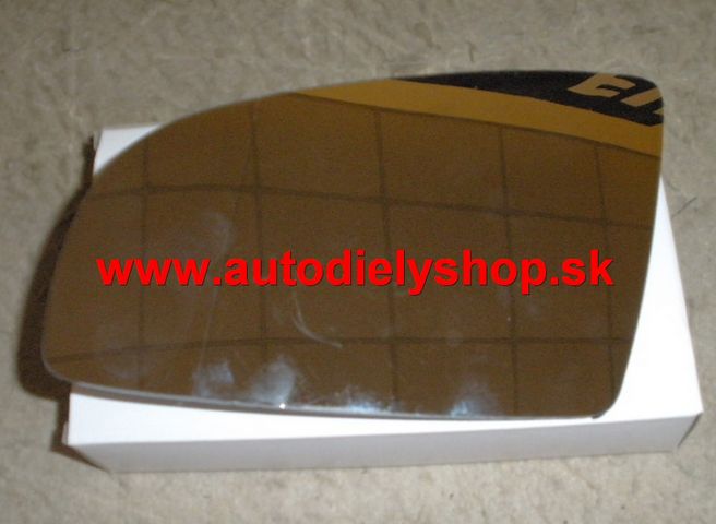 Audi A4 10/04- sklo zrkadla ľavé,vyhrievané 