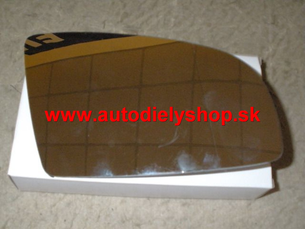Audi A8 03-7/2010 sklo zrkadla s držiakom Lavé/ do r.v.2008
