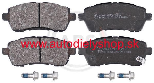 Suzuki SWIFT 9/2010- predné platničky Sada /výrobca A.B.S/