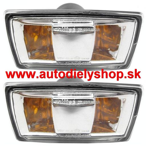 Opel ADAM 2012- bočné smerovky číre Sada Ľ+P
