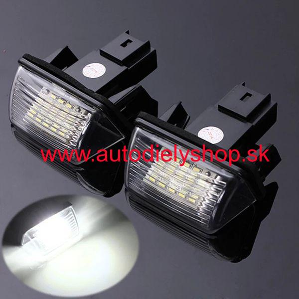 Peugeot 407 5/04- zadné osvetlenie ŠPZ/ LED Sada 2ks /KOMBI