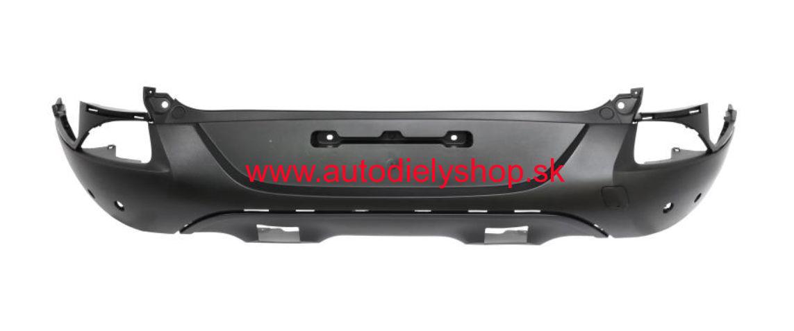 Renault KADJAR 6/2015- zadný nárazník /4x otvor pre senzry a spojler