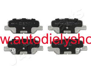 PEUGEOT 4008 5/2012- zadné platničky - JAPANPARTS