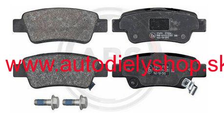 Honda CRV 1/07- zadné brzdové platničky / A.B.S /