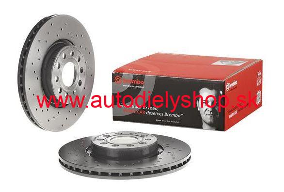 Seat ALHAMBRA 6/2010- Predné kotúče sada L+P / 312mm dierované / BREMBO