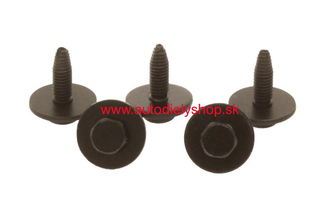 CITROEN C3 PICASSO 2009- upevňovacie skrutky krytov pod motor 5ks