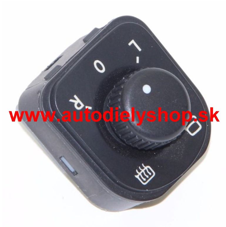 VW  GOLF VI 11/2008- Ovládač zrkadiel