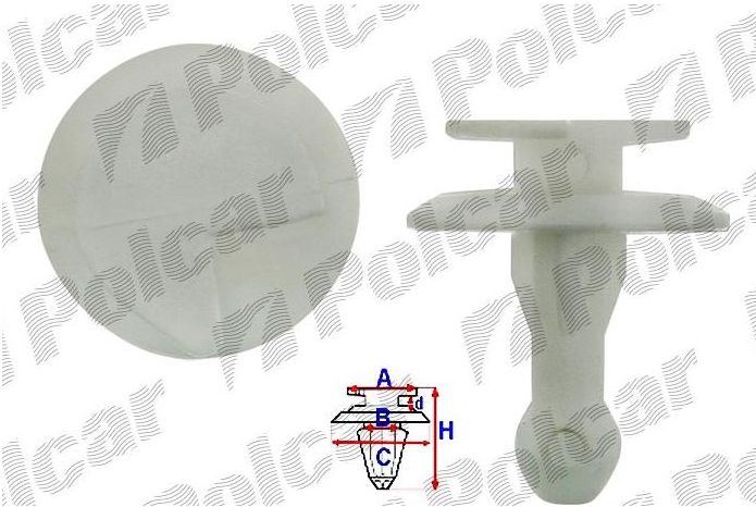 PEUGEOT BOXER 2014- príchytky čalúnenia interiéru 25 ks