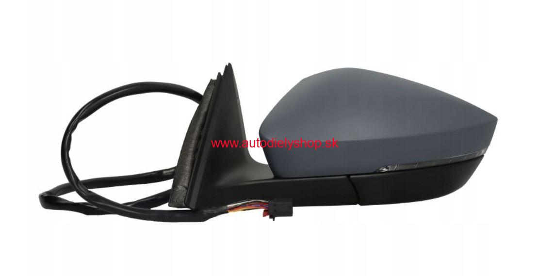 Škoda SUPERB III 5/2015- el. spätné zrkadlo Lavé / sklopné
