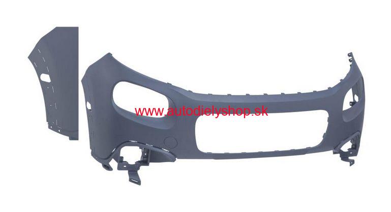 Citroen C3 10/2016- predný nárazník / s otvormi pre lišty / TOP KVALITA