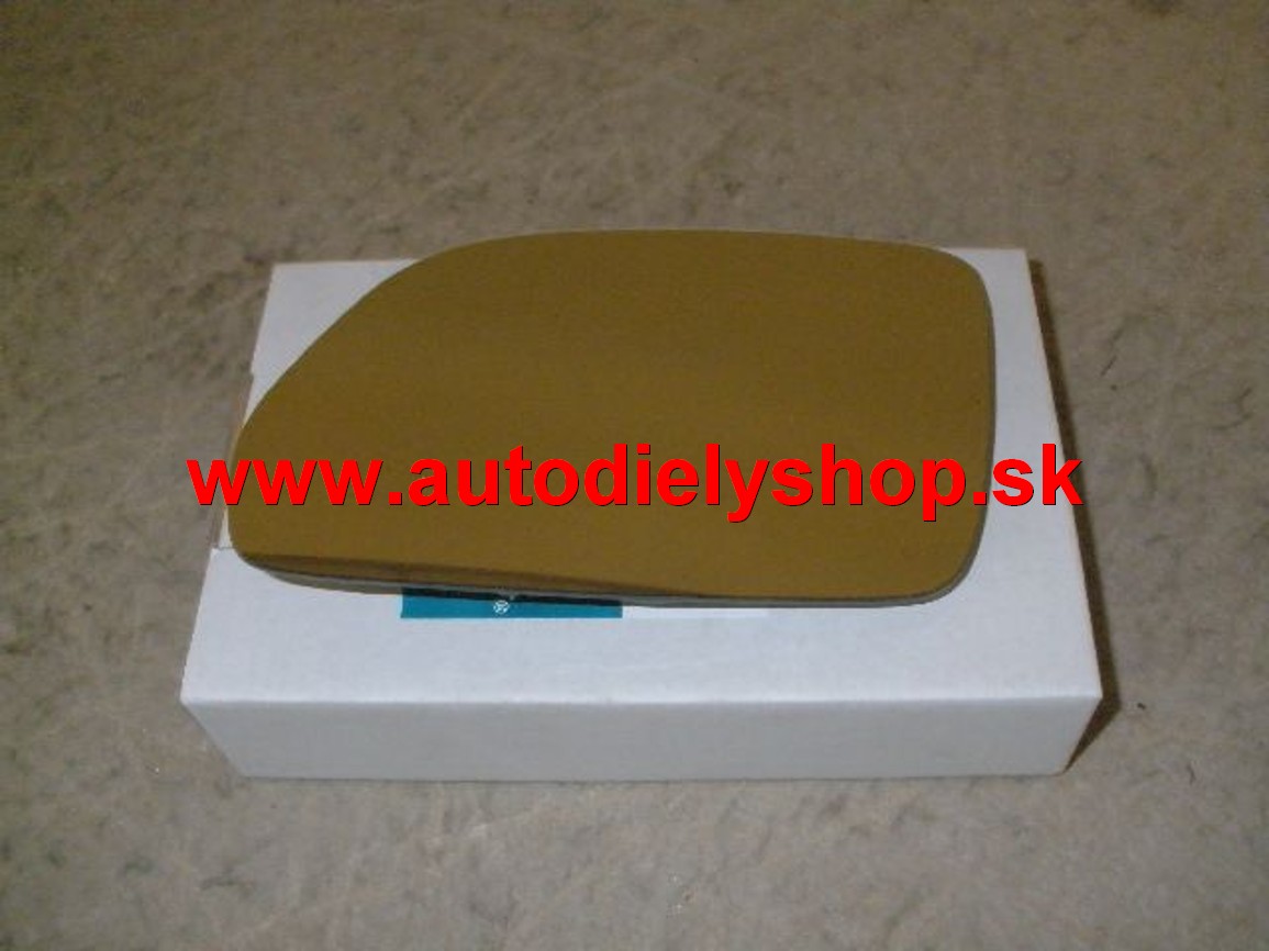 VW Polo 10/99-12/01 sklo zrkadla Lavé,vyhrievané,velké chromové