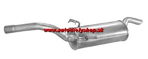 Ford FIESTA IV 10/00-1/02 koniec výfuku 1,2i 16V/55kw-1,3i/44kw 