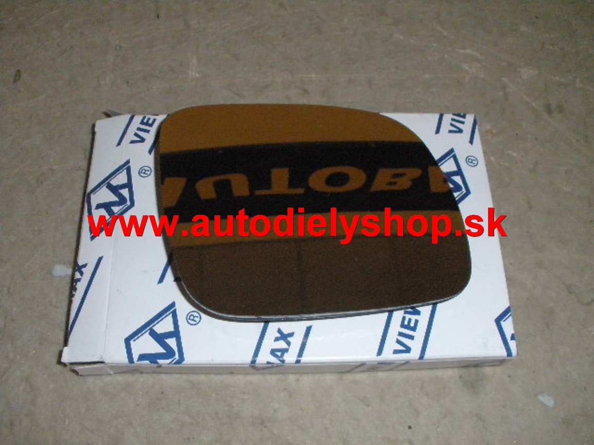 Škoda Fabia 9/99-7/04 sklo zrkadla pravé, malé, vyhrievané