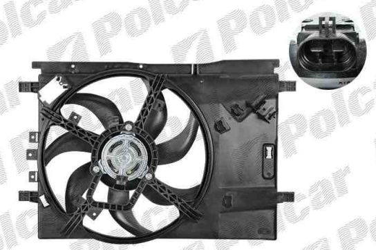 Fiat GRANDE PUNTO 05- ventilátor chladičov 1,2i-1,4i bez AC