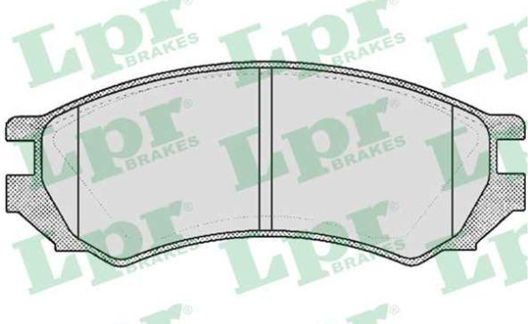 Nissan PRIMERA P10 9/90-9/96 zadné platničky Sada / SRL/