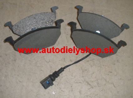 Seat AROSA 1/01-Predné platničky sada /SAMKO/
