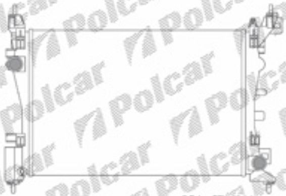 Fiat FIORINO 02/08- chladič vody 1,4i /54KW/