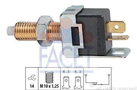 Mazda PREMACY 7/1999-12/2004- spínač brzdových svetiel /FACET/