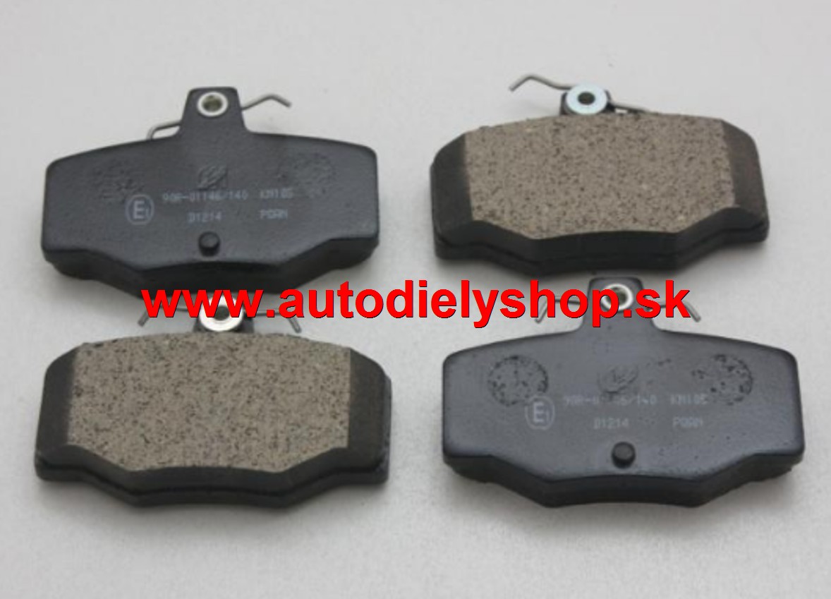 Nissan ALMERA TINO 8/00- zadné platničky Sada /ISK/