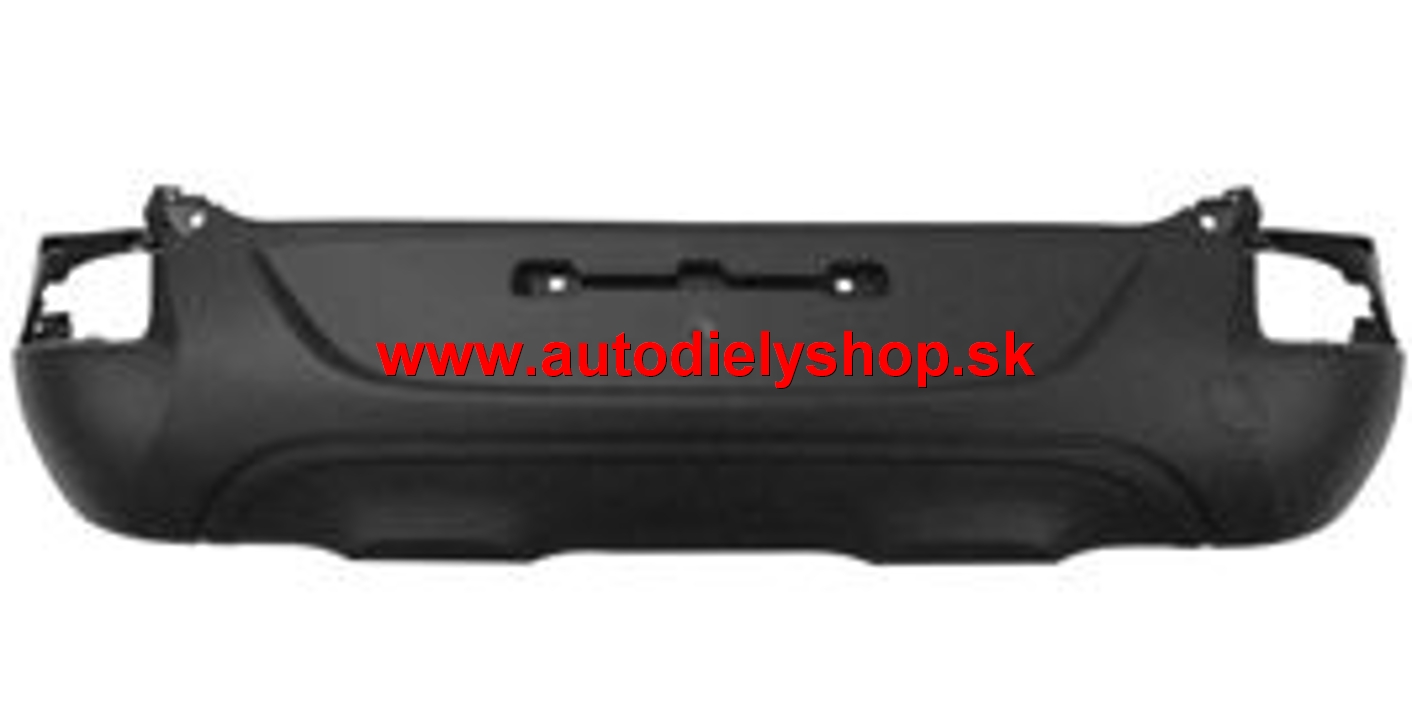 Renault KADJAR 6/2015- zadný nárazník /2 x otvor pre senzory