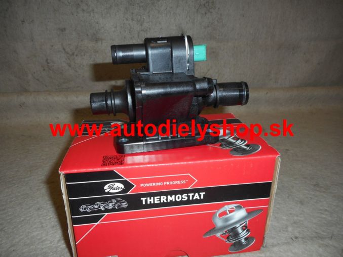 Ford FIESTA 11/2008- Termostat, komplet s prírubou /GATES/ 1,4TD