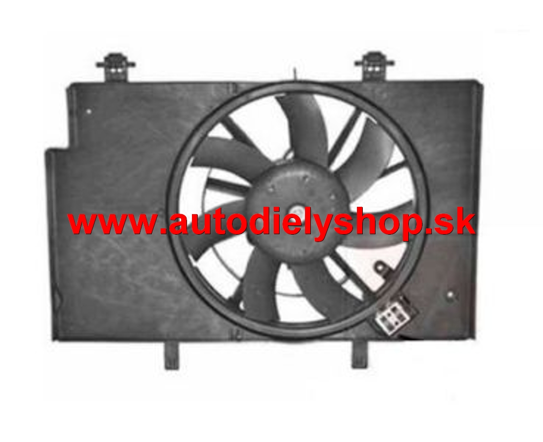 Ford FIESTA 11/2008- ventilátor chladičov 1,6TDCi
