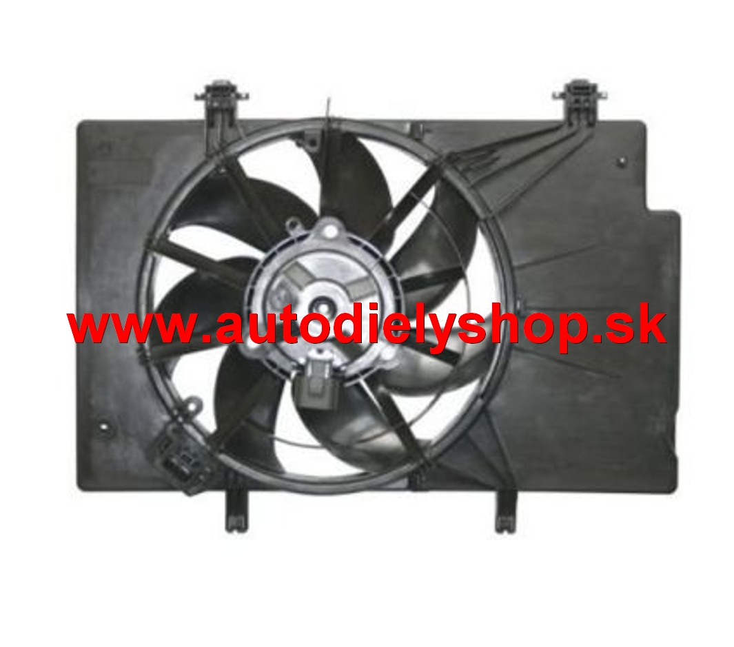 Ford FIESTA 11/2008- ventilátor chladičov 1,25-1,4-1,6-1,4TDC-1,