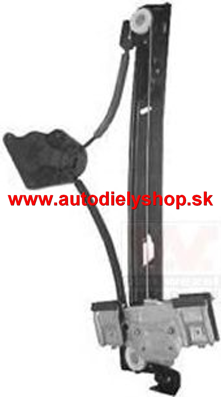 Seat IBIZA V 03/08- el.mechanizmus,zadné ľavé dvere / 5dv