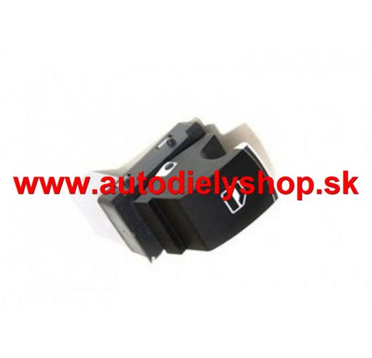 VW TOURAN 05/10- spínač ovládania okien / s chromom