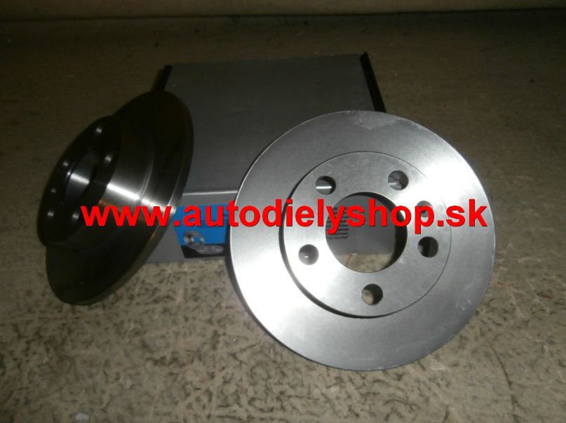 VW POLO 06/09- zadné brzdové kotúče Sada L+P 232mm / SAMKO /