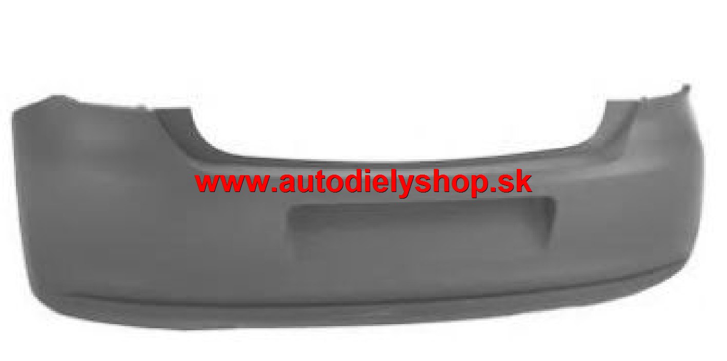 VW POLO 06/09- zadný nárazník / pre lak