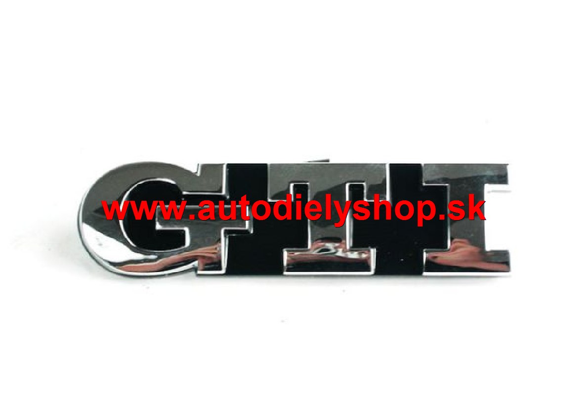 VW POLO 06/09- predný nápis "GTI" ORIGINÁL