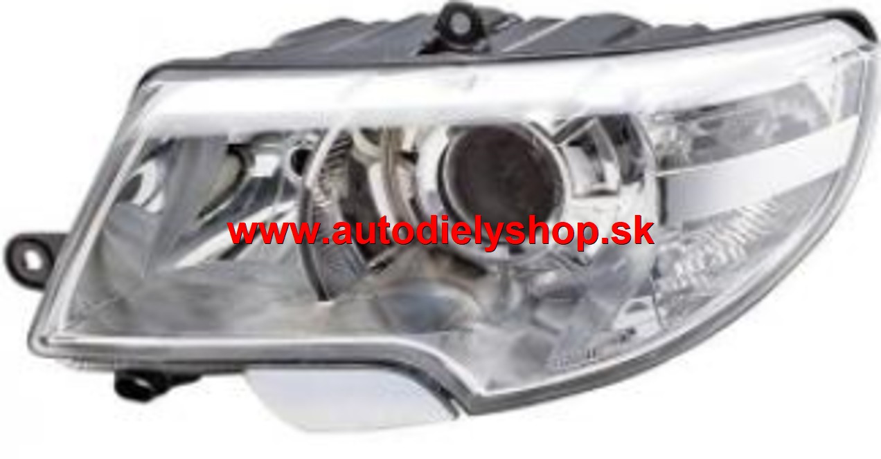 Škoda SUPERB II 3/2008- svetlo H3+H7 ľavé / TYC
