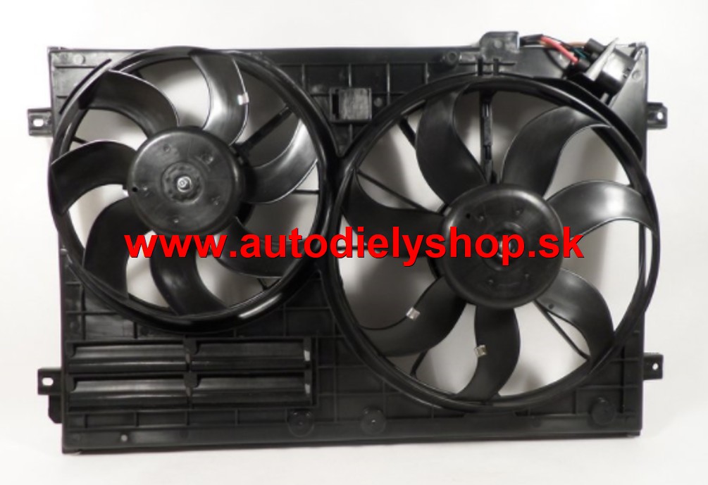 Škoda SUPERB II 3/2008- ventilátory chladičov/2,0TDi 16V-Siemens
